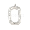 Rack Plating Brass Pendants KK-A224-23B-P-1