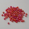 Transparent Glass Seed Beads GLAA-WH0032-34B-1