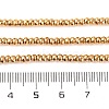 Electroplated Synthetic Non-magnetic Hematite Beads Strands X-G-H027-E01-02-5