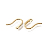 304 Stainless Steel Rhinestone Earring Hooks STAS-D310-01G-02-2