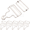 6Bags Adjustable Alloy Buckle FIND-CP0003-92B-1