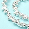 Electroplated Synthetic Non-magnetic Hematite Beads Strands G-C024-05-4