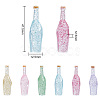 Olycraft 24Pcs 6 Colors Dummy Bottle Transparent Resin Cabochon RESI-OC0001-58-2