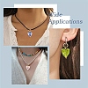 18Pcs 9 Styles Handmade Lampwork Pendants PALLOY-YW00179-6