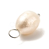Natural Cultured Freshwater Pearl Pendants PALLOY-JF00942-03-3