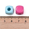 Opaque Baking Paint Acrylic European Beads OACR-G055-03-3