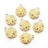 Tibetan Style Alloy Pendants TIBEP-GC017-G-NR-1