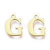 PVD Vacuum Plating  304 Stainless Steel Charms STAS-H112-G-G-1