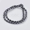 Non-Magnetic Synthetic Hematite Beads G-H1078-1-2