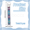 Iron with Polyester Inwrought Keychain KEYC-WH20054-011A-2