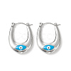 316 Stainless Steel Hoop Earrings LS-EJEW-I282-01A-02P-1