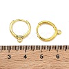 Brass Hoop Earring Findings KK-G557-11G-3
