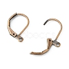Red Copper Brass Leverback Earring Findings X-EC223-R-1