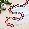 Handmade Imitation Gemstone Style Link Chains AJEW-J034-01C-3