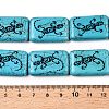 Synthetic Turquoise Beads UNKW-T001-17-5