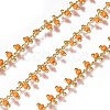 3.28 Feet Handmade Seed Beaded Chains X-CHC-N016-06B-1
