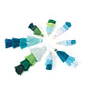 16Pcs 8 Styles Polycotton(Polyester Cotton) Tassel Pendant Decorations FIND-TA0009-19-2