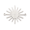 Rack Plating Brass Connector Charms KK-E067-32P-2