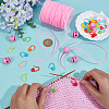 30Pcs Eco-Friendly ABS Plastic Knitting Crochet Locking Stitch Markers Holder IFIN-SC0001-96A-3