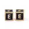 Rack Plating Brass Enamel Beads KK-B060-04G-01E-2