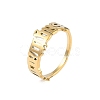 Ion Plating(IP) 304 Stainless Steel Constellation Open Cuff Ring for Women RJEW-C097-01G-06-1