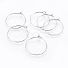 316 Surgical Stainless Steel Hoop Earring Findings STAS-P221-01B-P-1