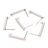 Non-Tarnish 304 Stainless Steel Stud Earring Findings STAS-L244-14B-P-1