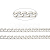 Tarnish Resistant 304 Stainless Steel Cuban Link Chains STAS-B020-07P-2