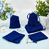 25Pcs Rectangle Velvet Drawstring Pouches TP-BBC0001-04A-01-4
