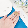 4Pairs 4 Styles Brass Huggie Hoop Earrings EJEW-PH0001-28P-3