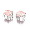 Alloy Enamel European Beads LS-ENAM-N052-24K-3