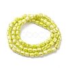 Electroplate Glass Beads Strands EGLA-K015-08-3