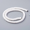 Handmade Polymer Clay Heishi Beads X-CLAY-R067-8.0mm-17-3