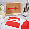 PVC Self Adhesive Arrow Label Stickers DIY-CP0013-44A-4
