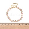 Brass Link Chain Bracelets BJEW-D378-06G-5