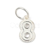Number Series 925 Sterling Silver Charms STER-Q002-01I-1