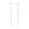 Ion Plating(IP) 304 Stainless Steel Stud Earring Finding X-STAS-E161-07G-1