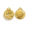 Real 18K Gold Plated Tone 304 Stainless Steel Pendants STAS-K291-01G-06-1