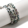 Electroplate Glass Beads Strands EGLA-J013-4x6mm-H02-2