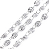 Tarnish Resistant 304 Stainless Steel Coffee Bean Link Chains CHS-E010-01P-1