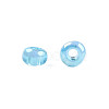 Round Transparent Colors Rainbow Glass Seed Beads X-SEED-A007-2mm-163-5