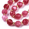 Natural Dolomite Beads Strands G-T131-85A-04-3