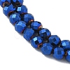 Electroplated Synthetic Non-magnetic Hematite Beads Strands G-A263-B01-01B-3