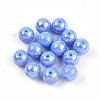 Electroplate Pearlized Glass Pearl Beads EGLA-T021-14C-05-1