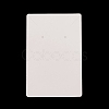 Rectangle Paper Earring Display Cards CDIS-D007-01G-4