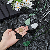 4Pcs 4 Colors Resin Imitation Gemstone Maitreya Buddha Pendant Necklaces Set NJEW-FI0001-07-2