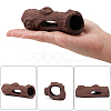 2Pcs 2 Styles Purple Clay Display Decorations DIY-GF0013-05-6