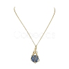 304 Stainless Steel Macrame Pouch Empty Stone Holder for Pendant Necklaces Making NJEW-JN04384-03-2