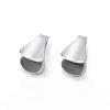 Tarnish Resistant 304 Stainless Steel Folding Crimp Ends STAS-G170-22P-1