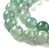 Natural Green Aventurine Beads Strands G-Q462-8mm-20A-6